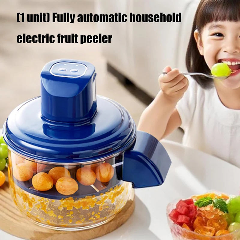 Electric Garlic & Vegetable Peeler | Automatic Peeler for Small Fruits & Veggies | Fast, Powerful, Easy to Clean & Compact Kitchen Tool