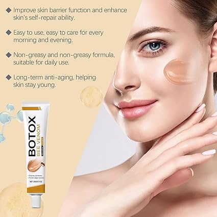 Botox Bee Venom Wrinkle Cream, Anti-Wrinkle Firming & Moisturizing Multi-Purpose Cream